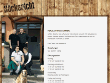 Tablet Screenshot of hoeckericht.com